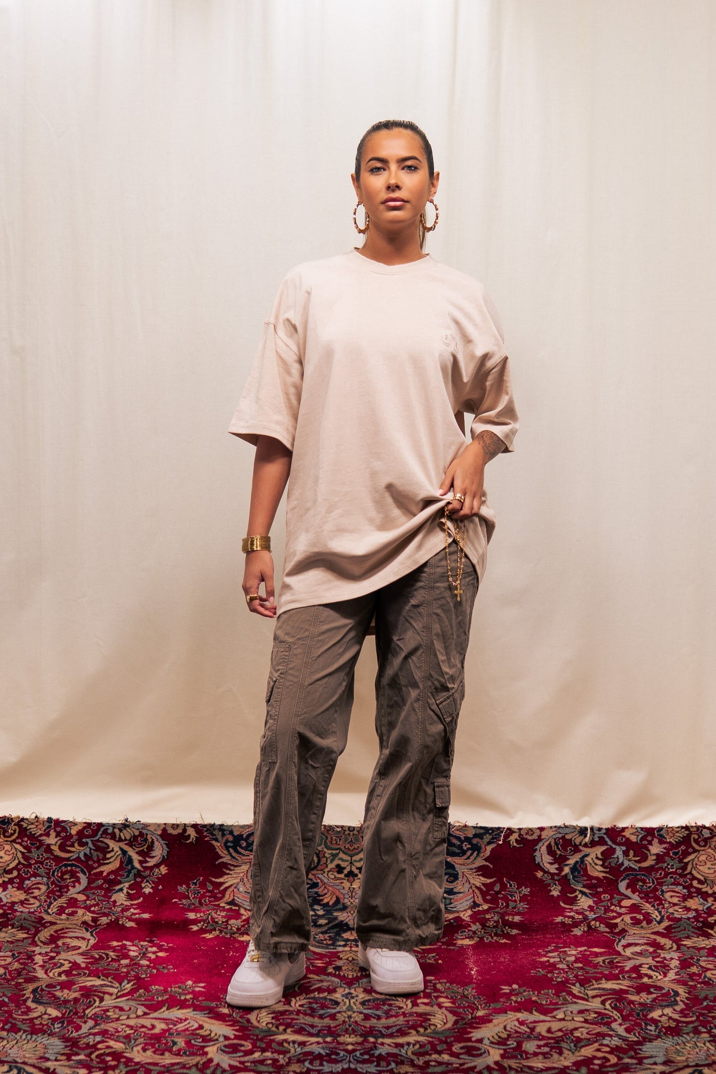 T-SHIRT BEIGE شمس (SHAMS)